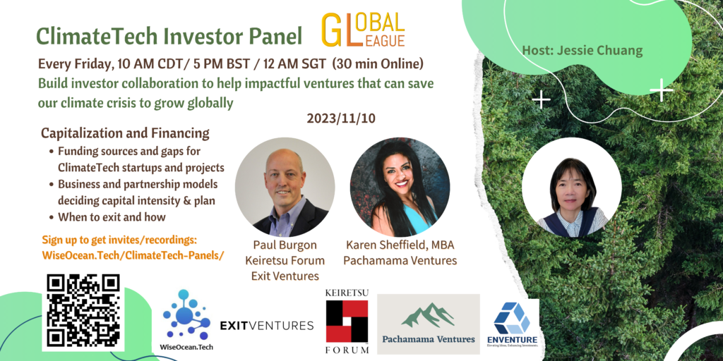 ClimateTech Investor Panel - Capitalization and Financing